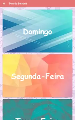 Dias da Semana android App screenshot 4